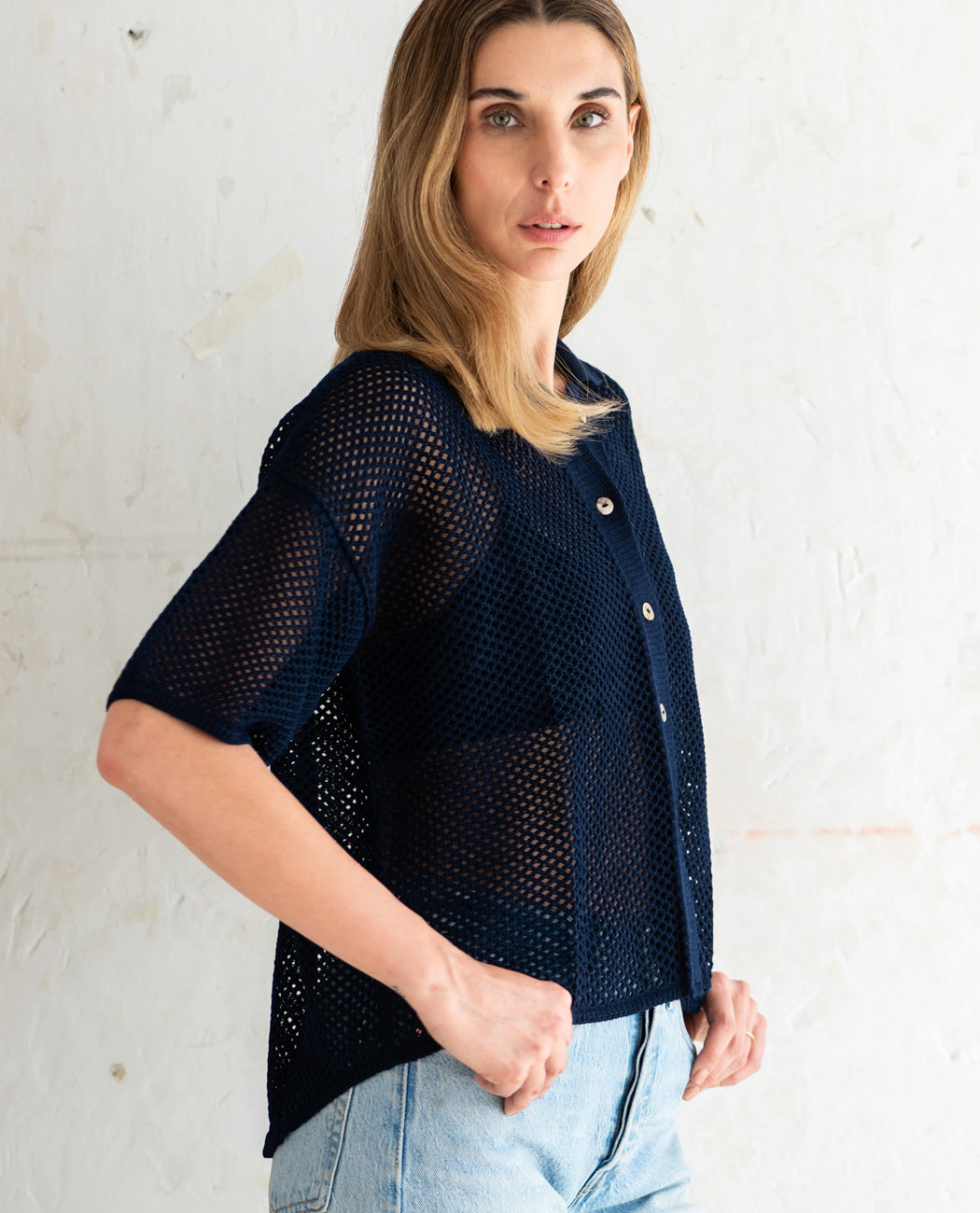 Camisa Crochet