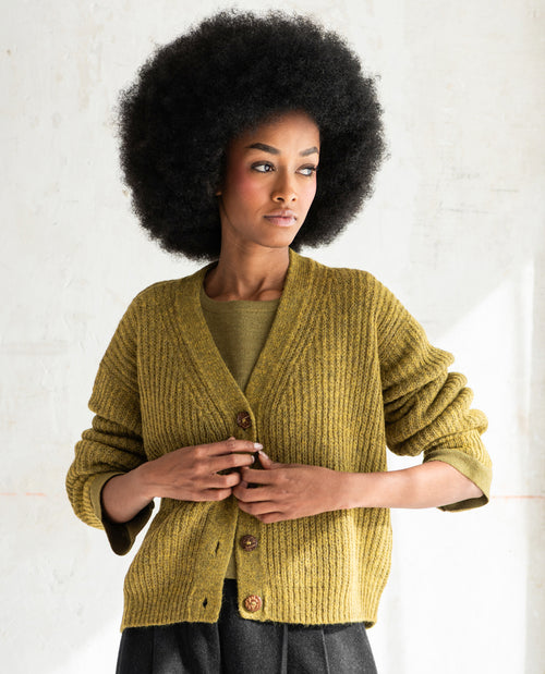 Cardigan V Pistacho